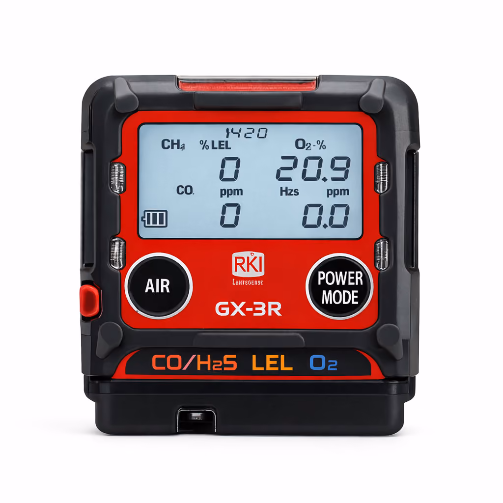 RKI GX-3R Confined Space 4 Gas Monitor